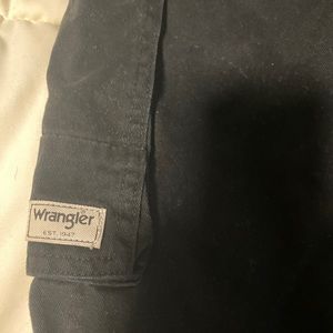 Black wrangler pants 30x30
